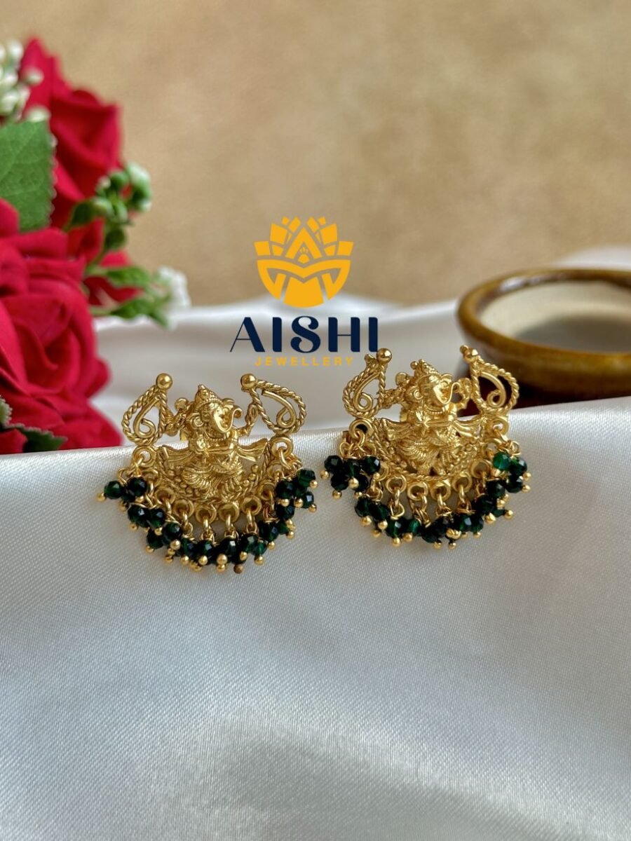 Ganesha Stud (Green)-E200