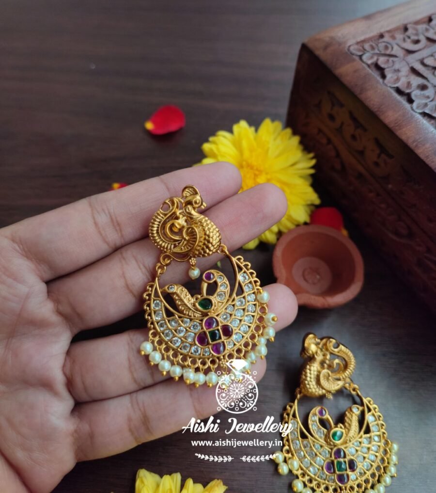 Peacock Chandbali Earring-E226