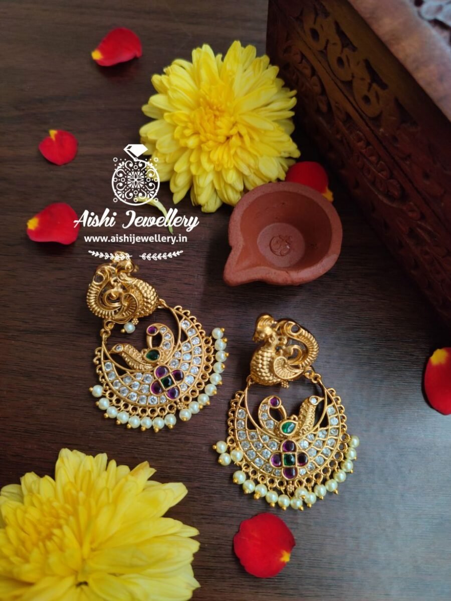 Peacock Chandbali Earring-E226