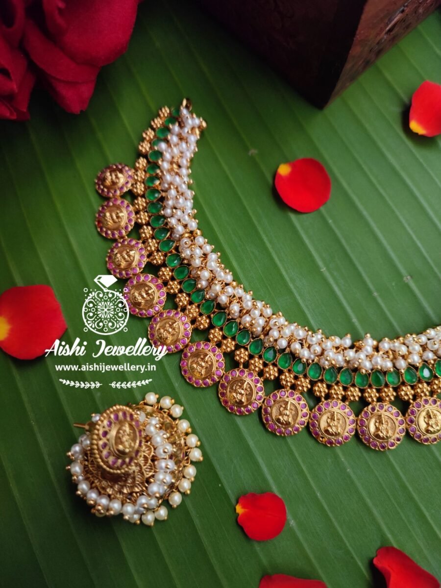 Kerala Style Coin neck Set-N426