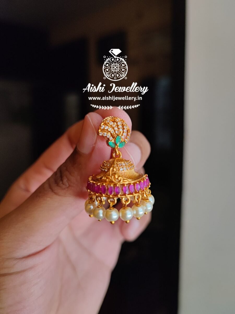 Floral Smal Jhumka-E242