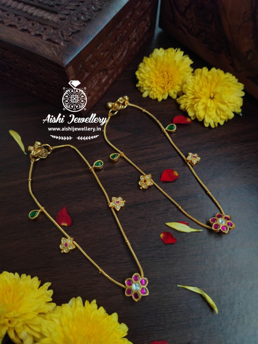 Jadu Lotus Anklet-KL6