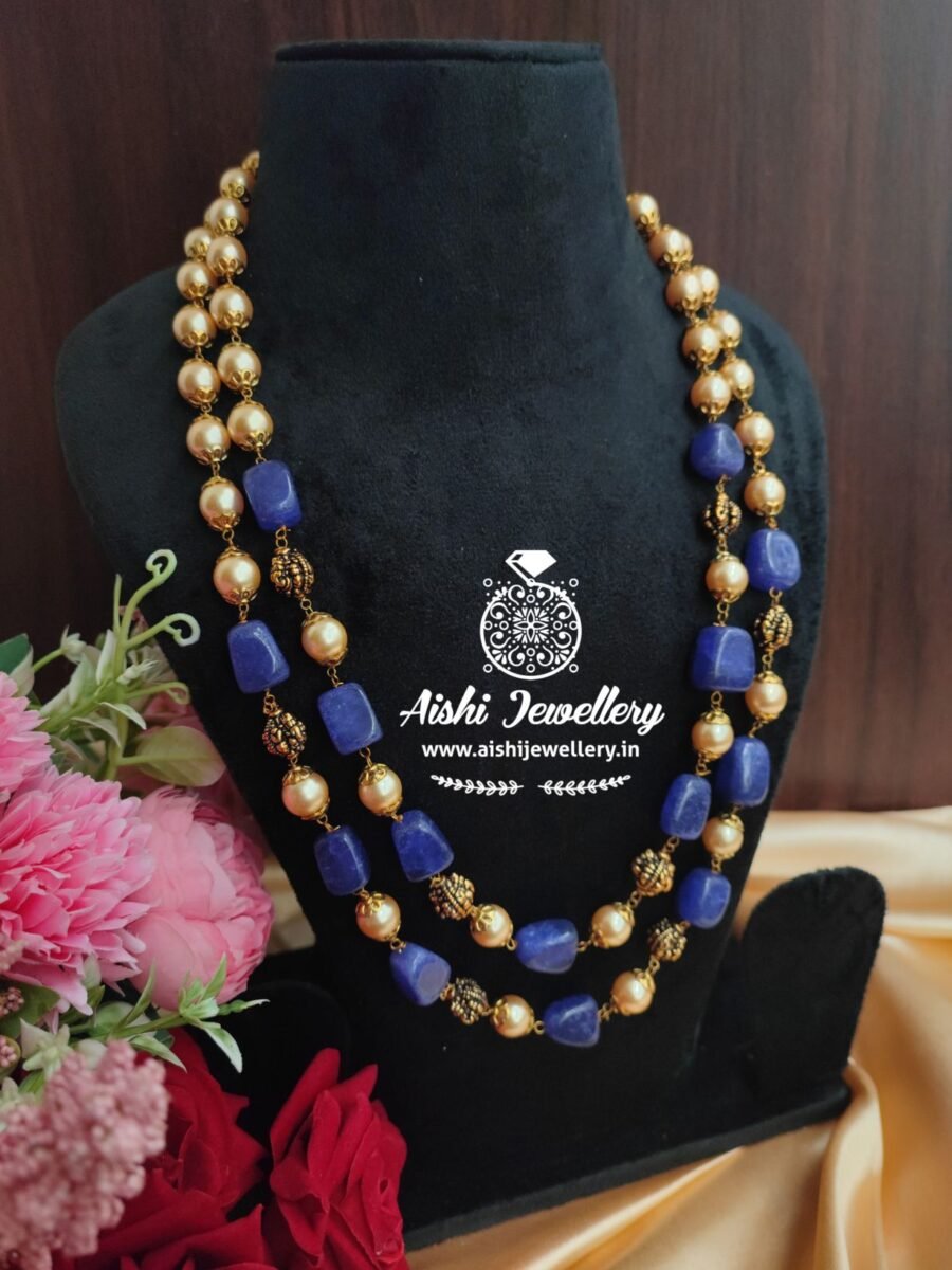 Semi Pearl Mala Set-MA10