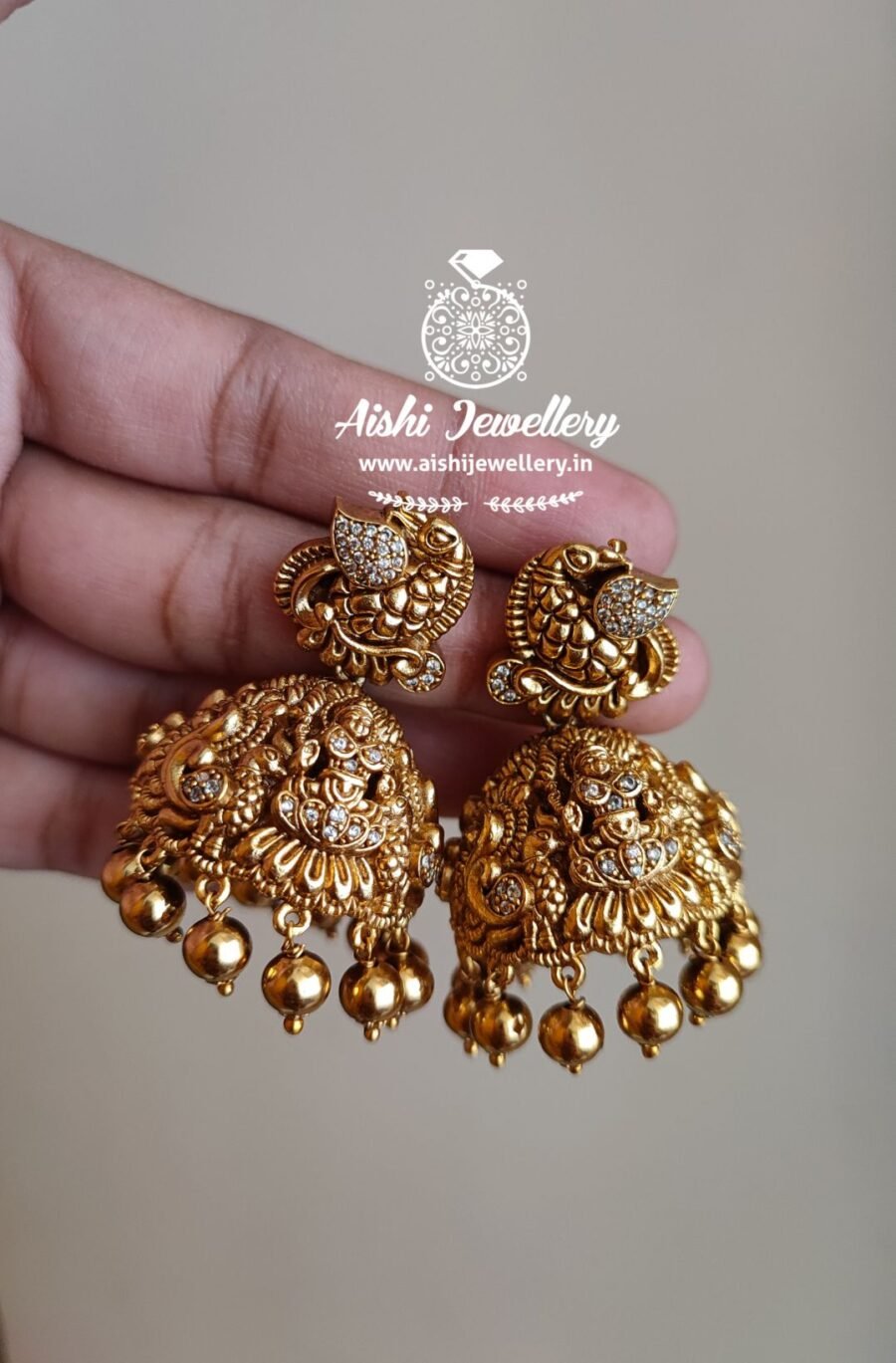 Mini Antique Nakshi Jhumka-E281