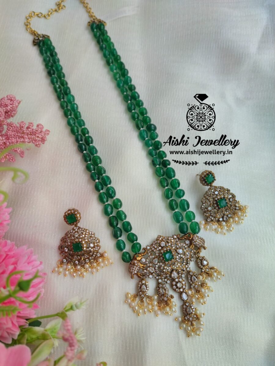 Victorian Diamond Two layer Mala Set – MA35