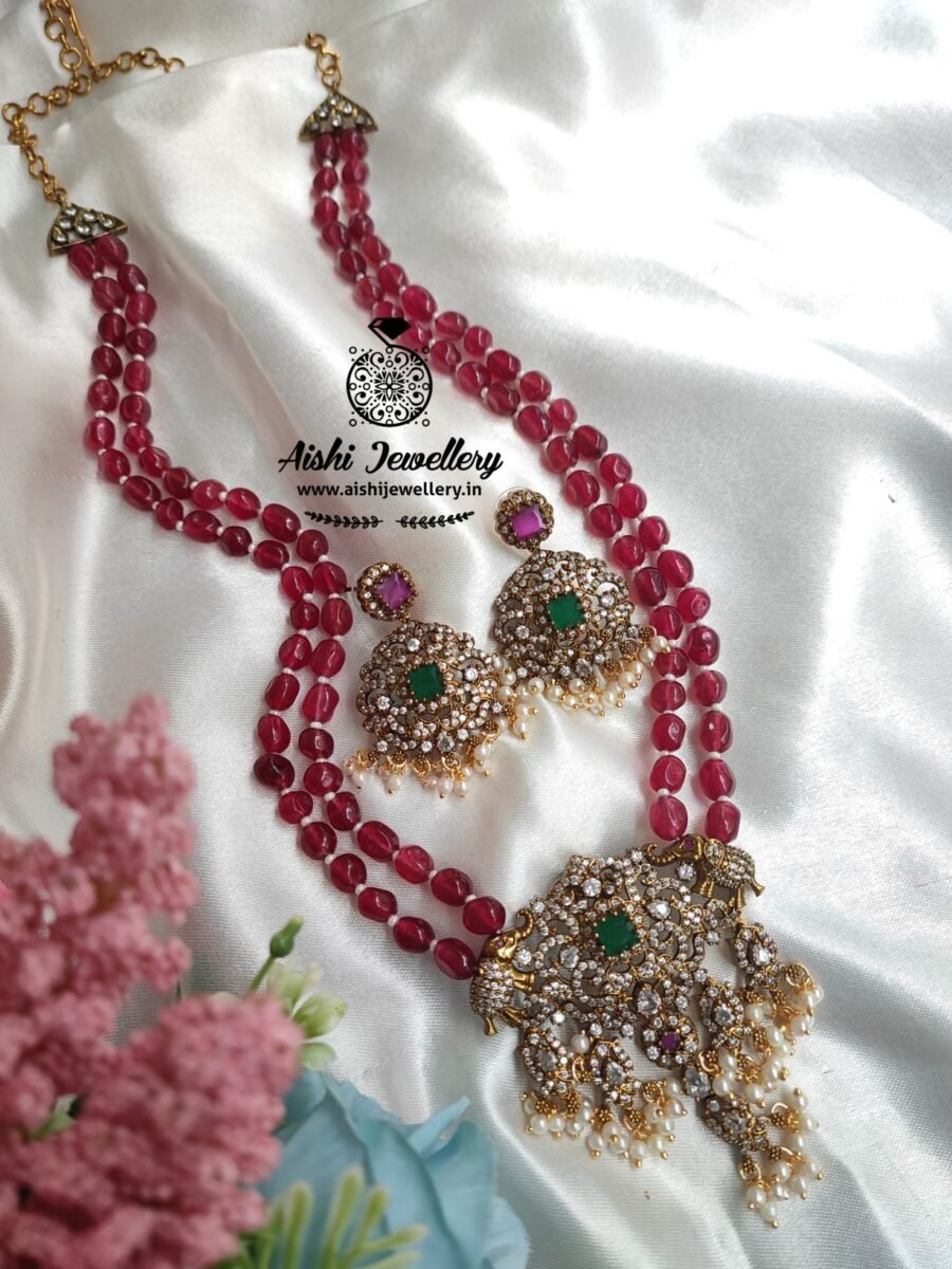 Victorian Diamond Two layer Mala Set – MA35