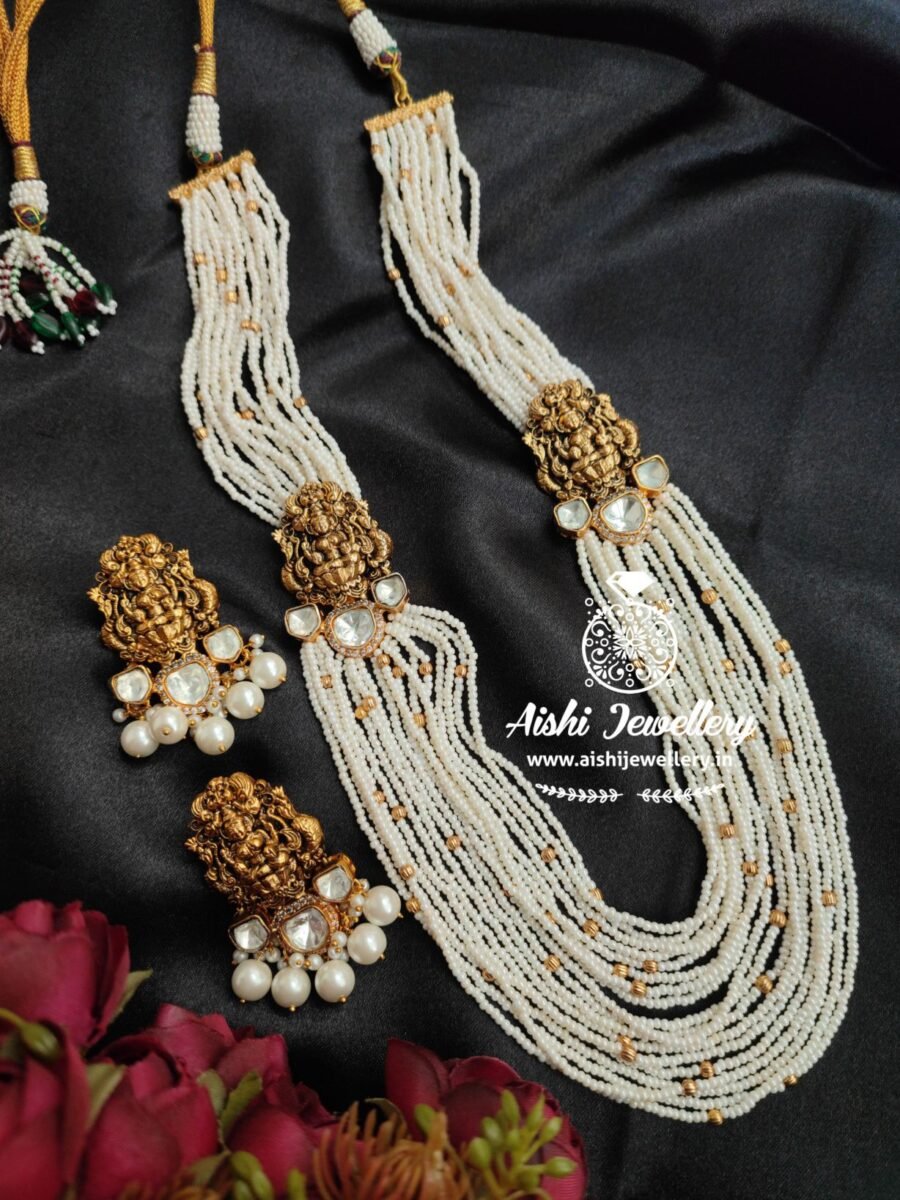 Antique Nakshi with Kundan Elegant Mala Set- MA49