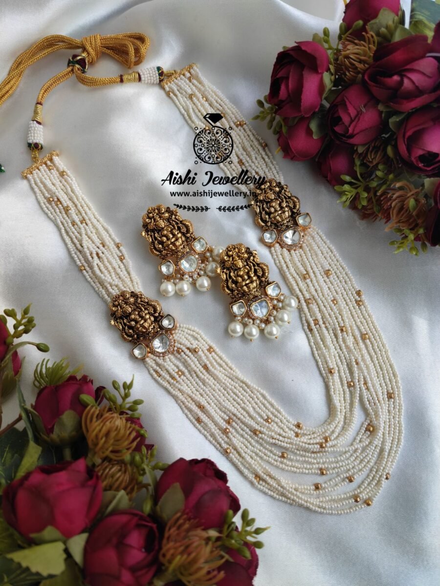 Antique Nakshi with Kundan Elegant Mala Set- MA49