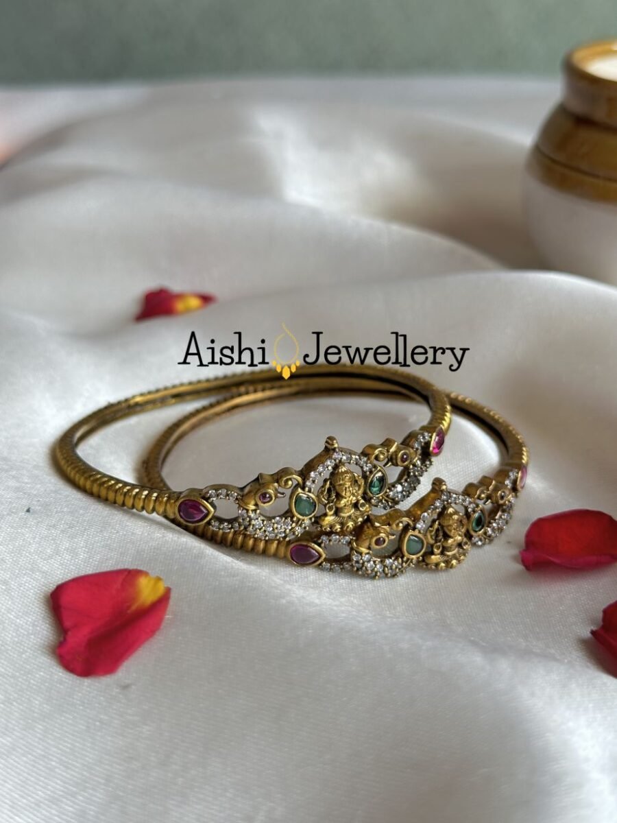 Lakshmi Kada Victorian Bangles(Pair)-B150