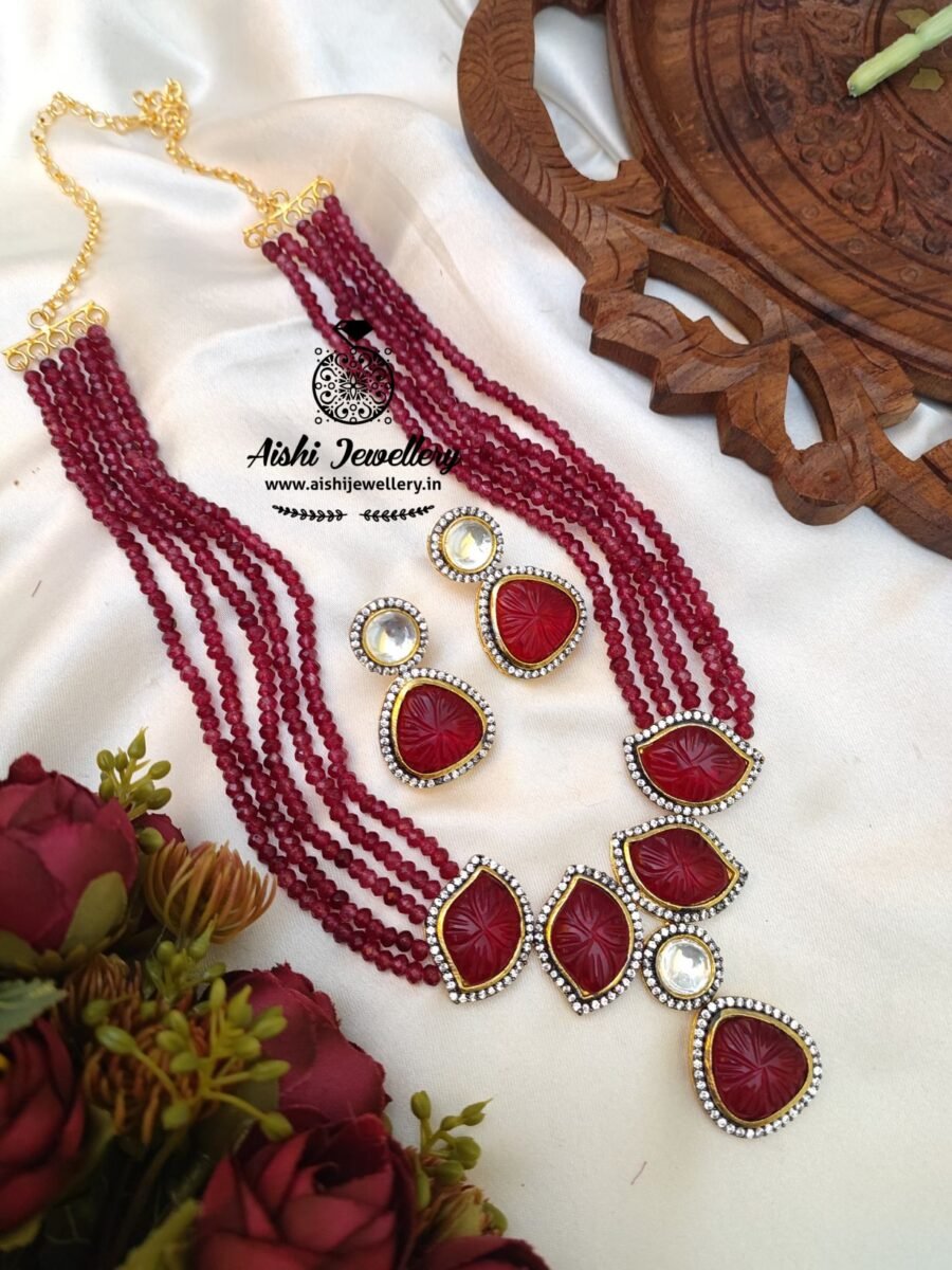 Rani Mala Set (Red)-MA34