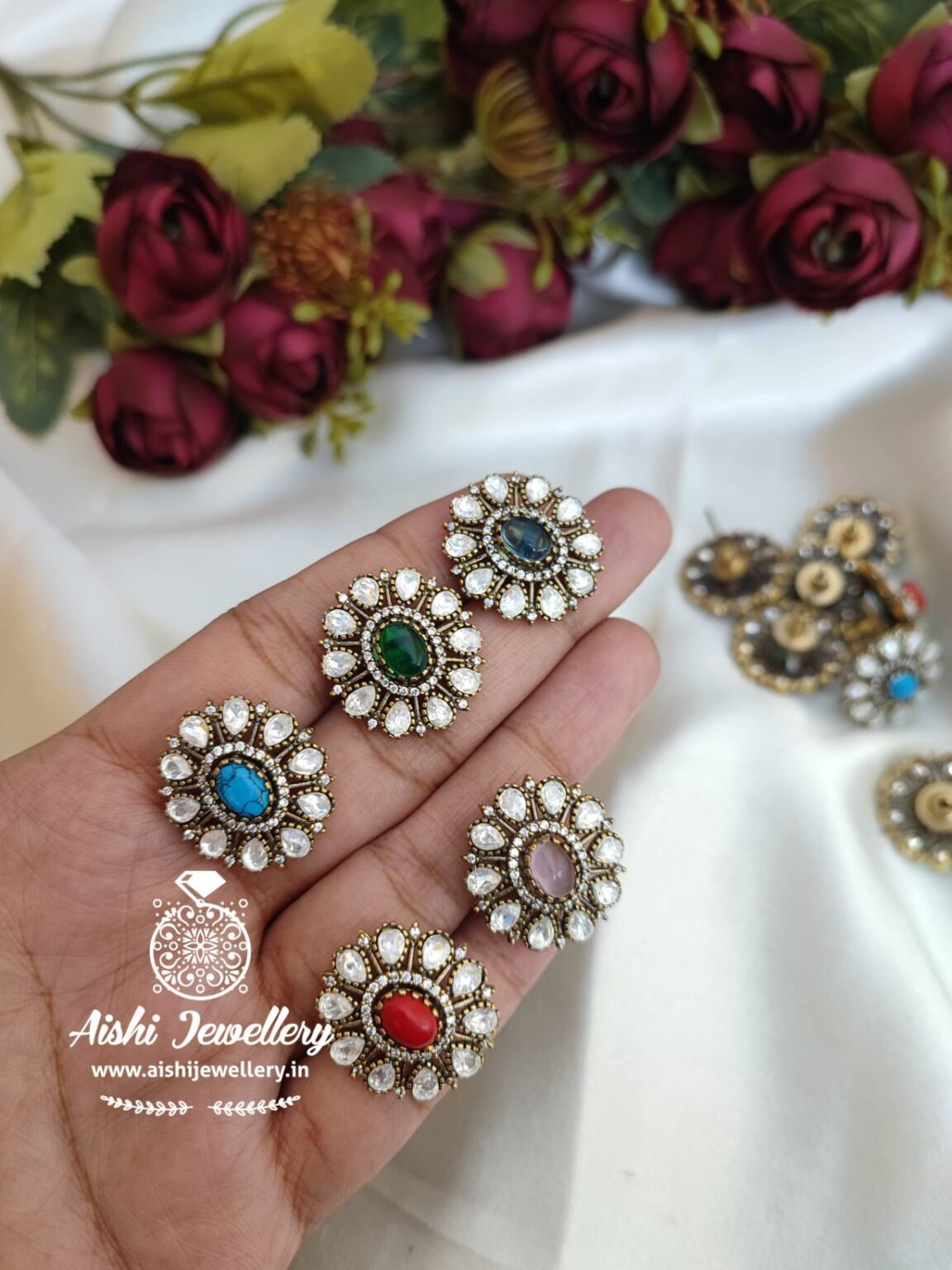 Earrings Archives - Aishi Jewellery - Buy Fashion & Imitation Jewels Online