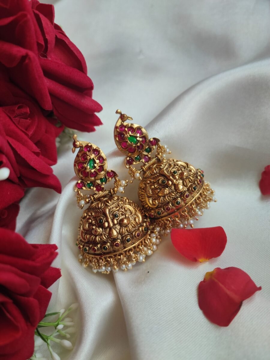 Manga Kemp Antique Jhumka-E314