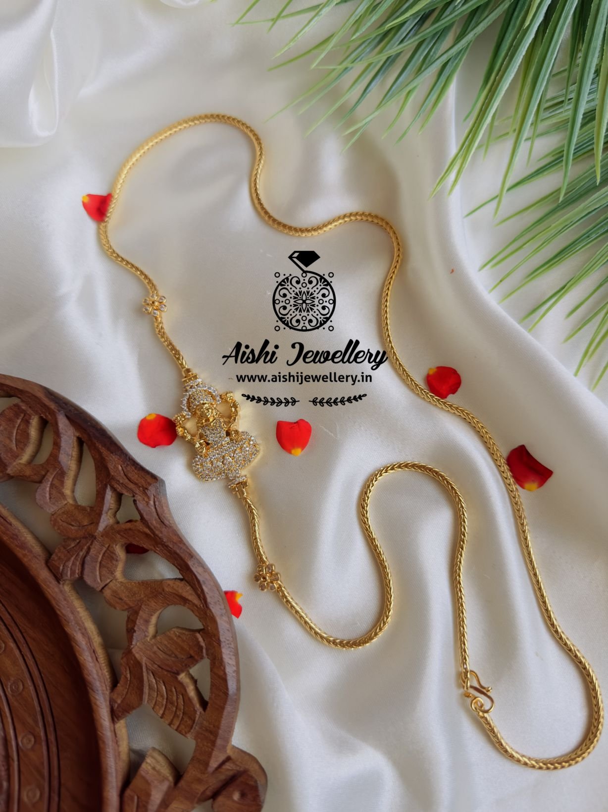 Gold likea polish Nakshi Moap Chain-MC54