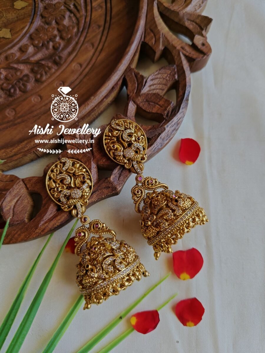 Antique Crafted Jhumka-E331