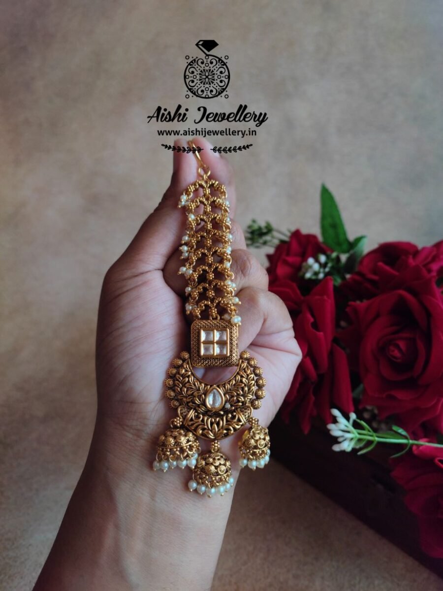 Antique Kundan Tikka -T248