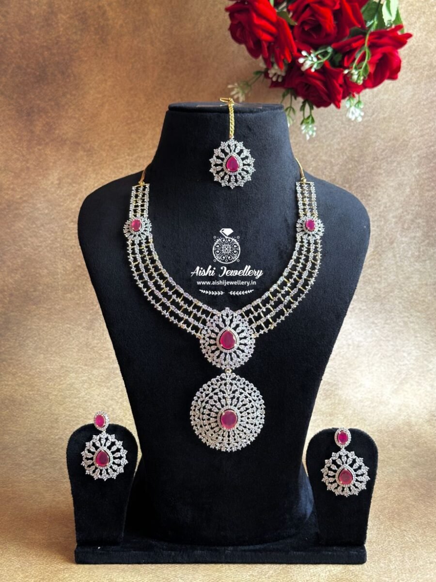 Diamond Replica Neckpiece (3 in 1) – AN257