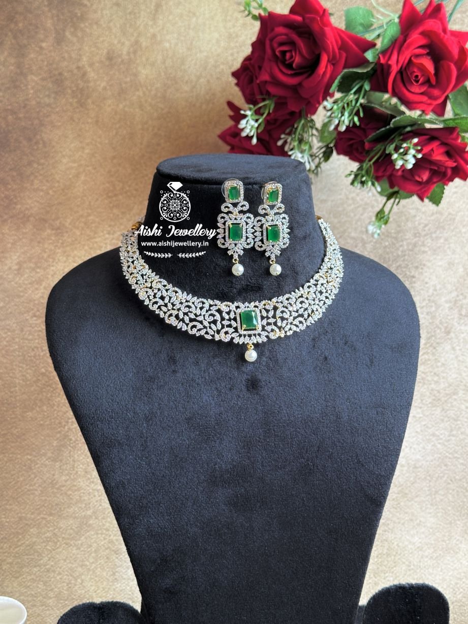 Floral Diamond Replica Neckpiece – AN268