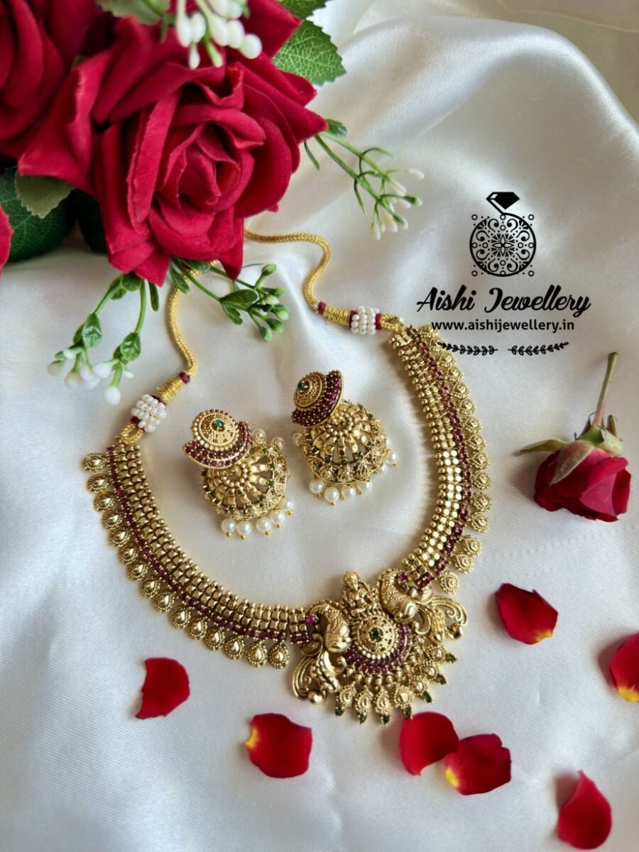 Traditional Nakshi Peacock Neckpiece – N593