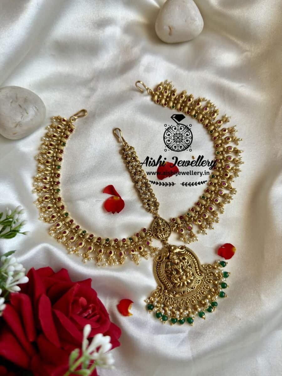 Bridal Nakshi Elephant Tikka – T277