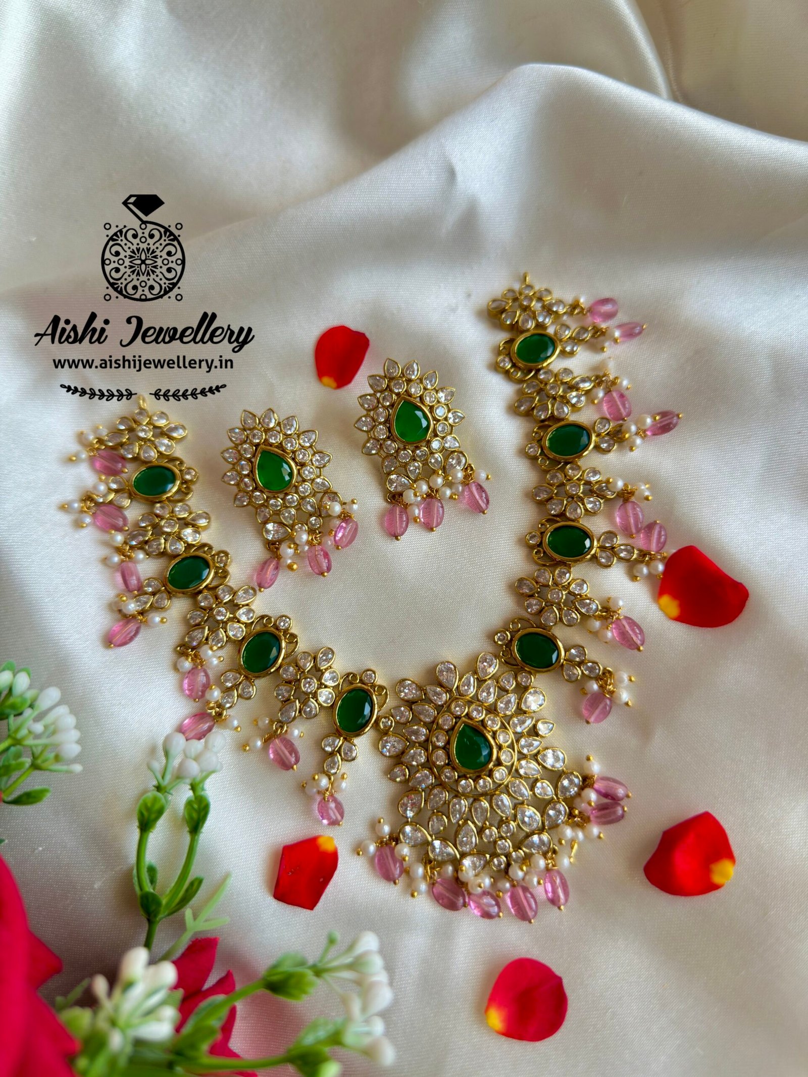 Blooming Petals Ad Neckpiece  – AN318