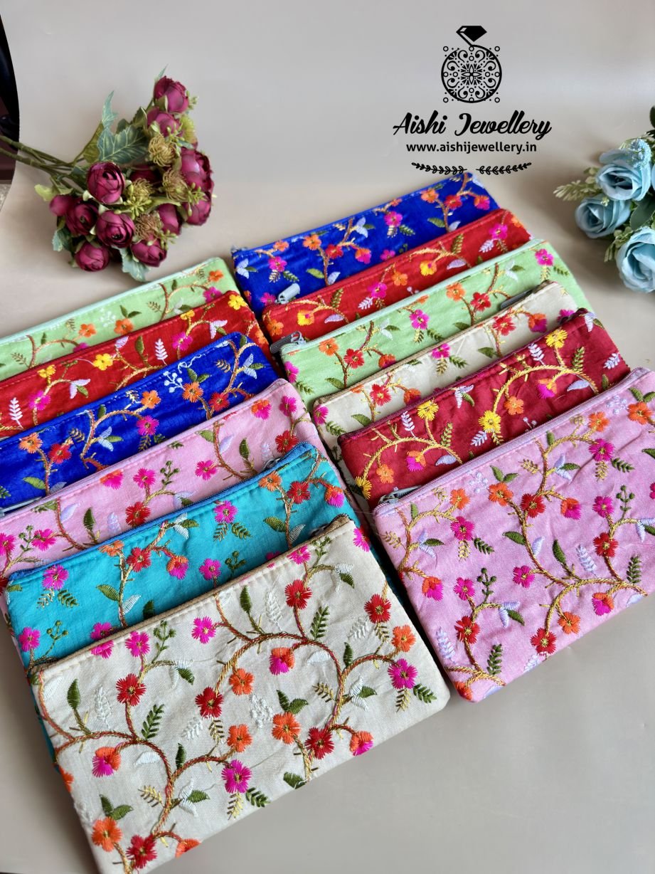 Embroidery Clutch ( Set of 12 Pc. ) Size – 5.5*9 inch  – CL5