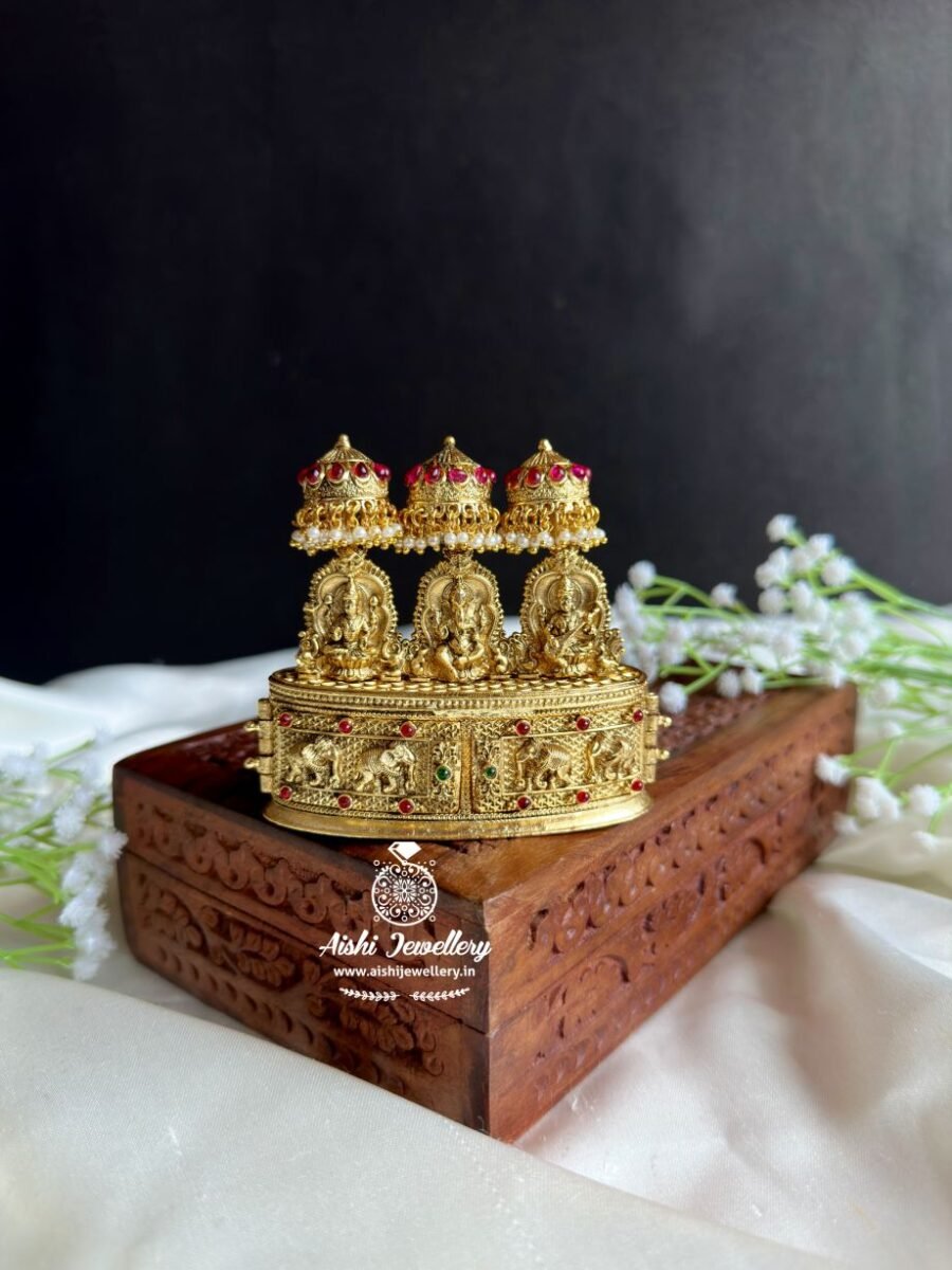 Ganapathi Lakshmi Kumkum Box – KB34