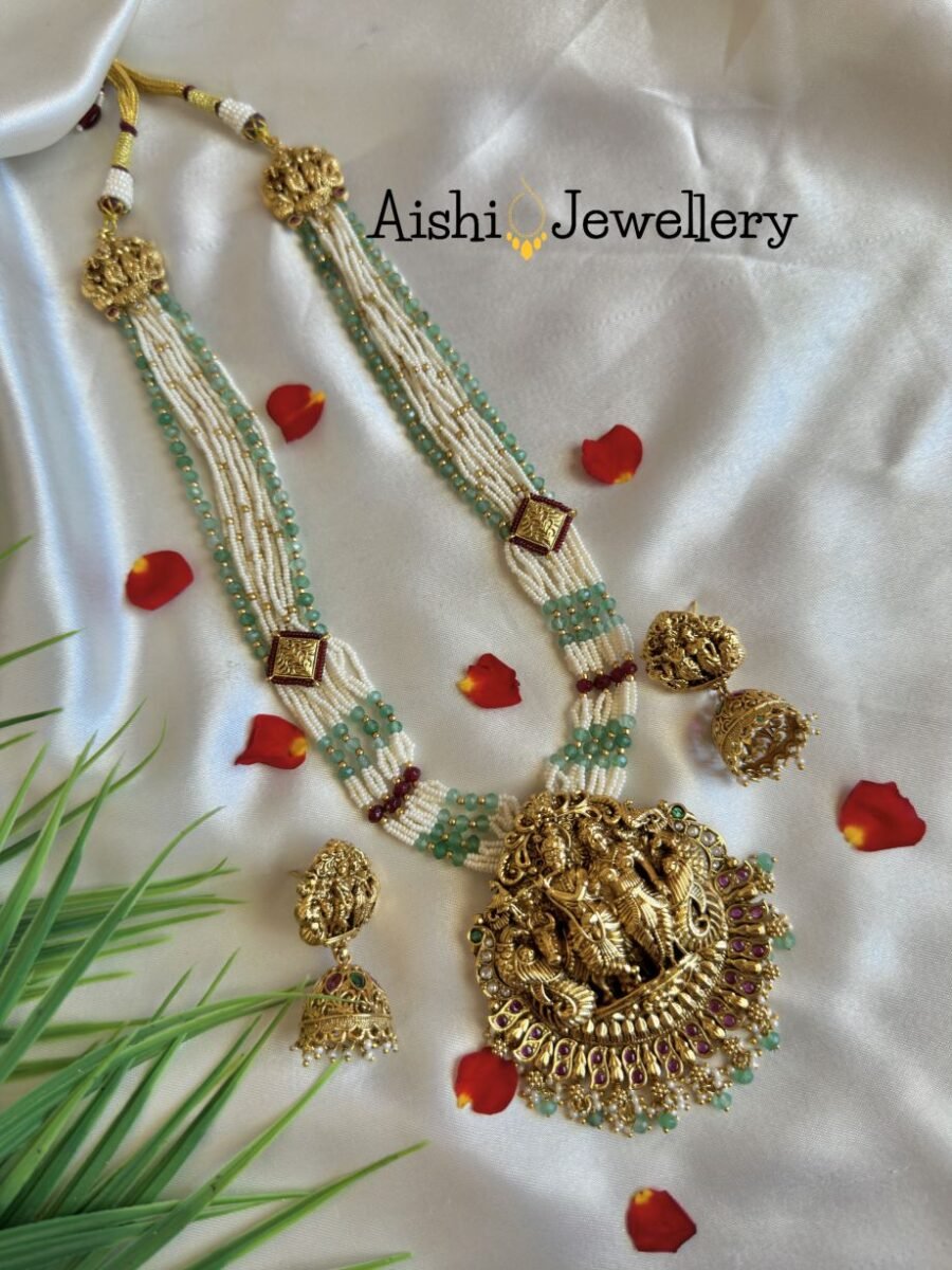 Radhe Krishna Pendant Mala Set – MA79