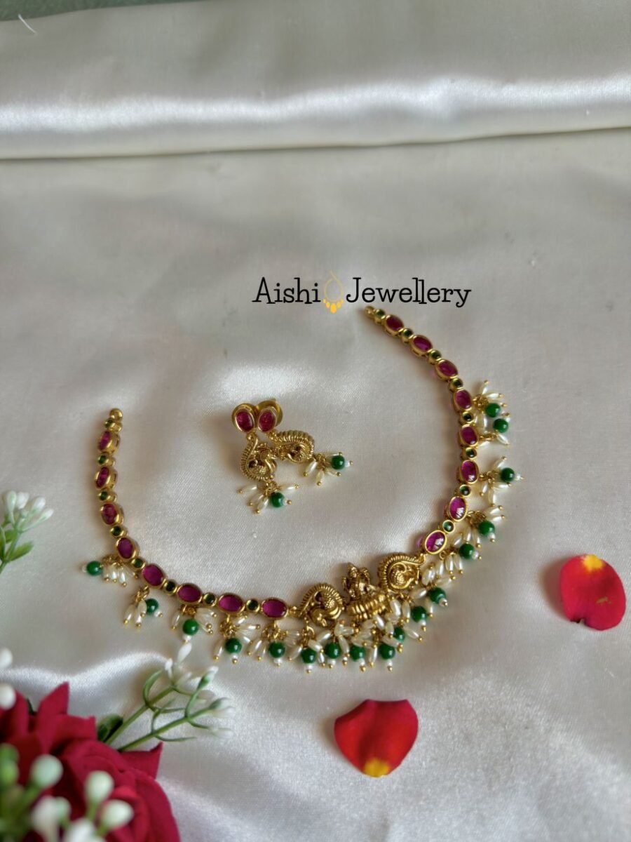 Simple Elegant Lakshmi Neckpiece – N676