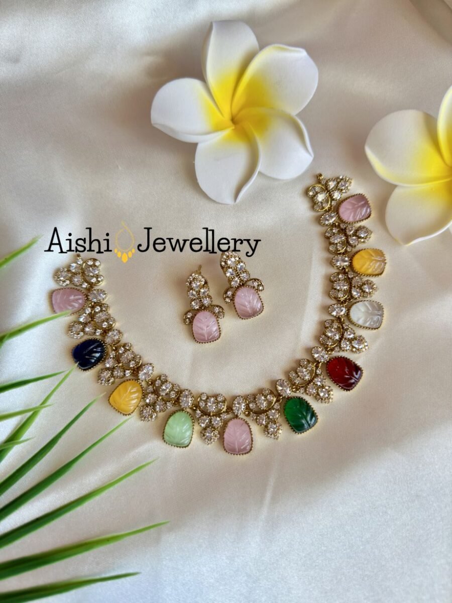 Twilight Shine AD Neckpiece (Multi colour) – AN343