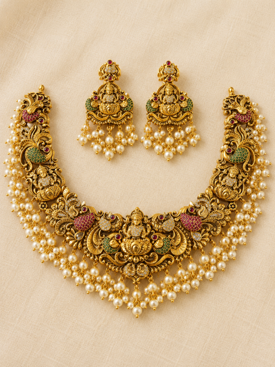 Ethnic Lakshmi Devi Neckpiece – N687
