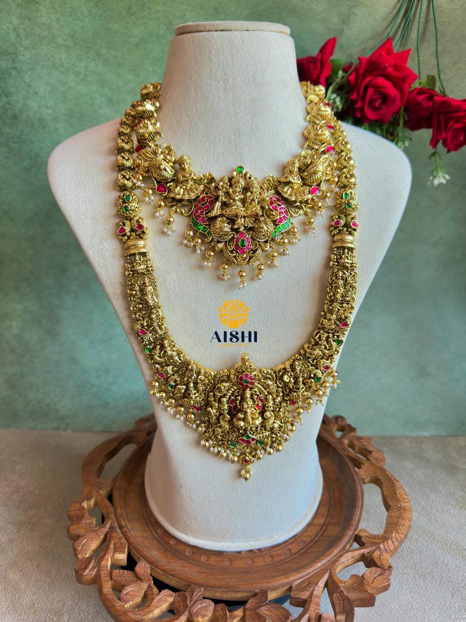 Temple Inspired Jadau Jewellery-BS033