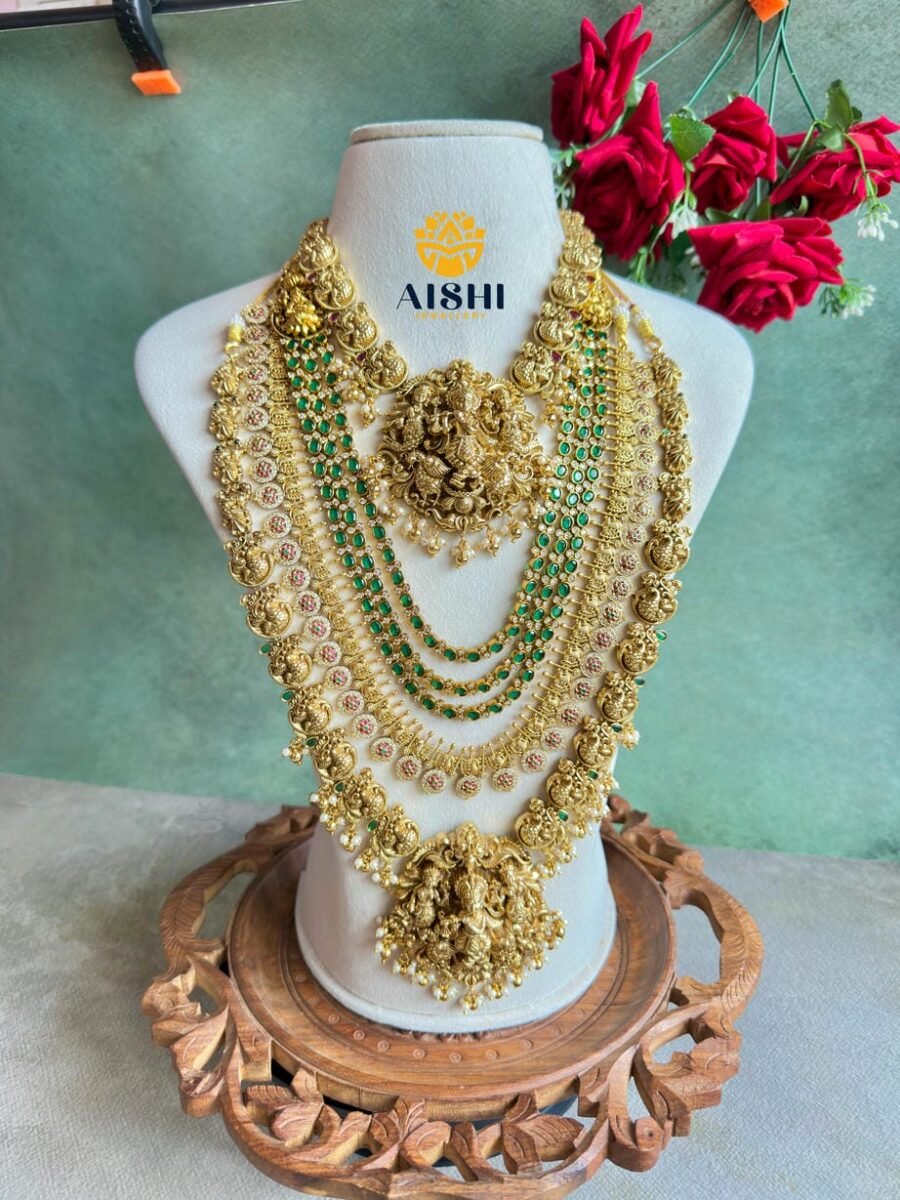 Antique Temple Jewellery Set-BS034