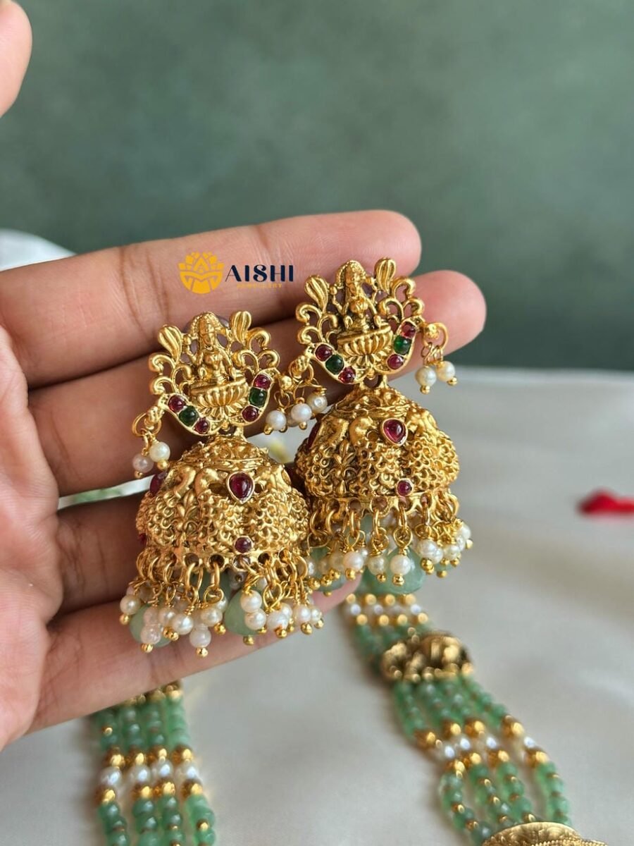 Light Green Mala Set-FQ150