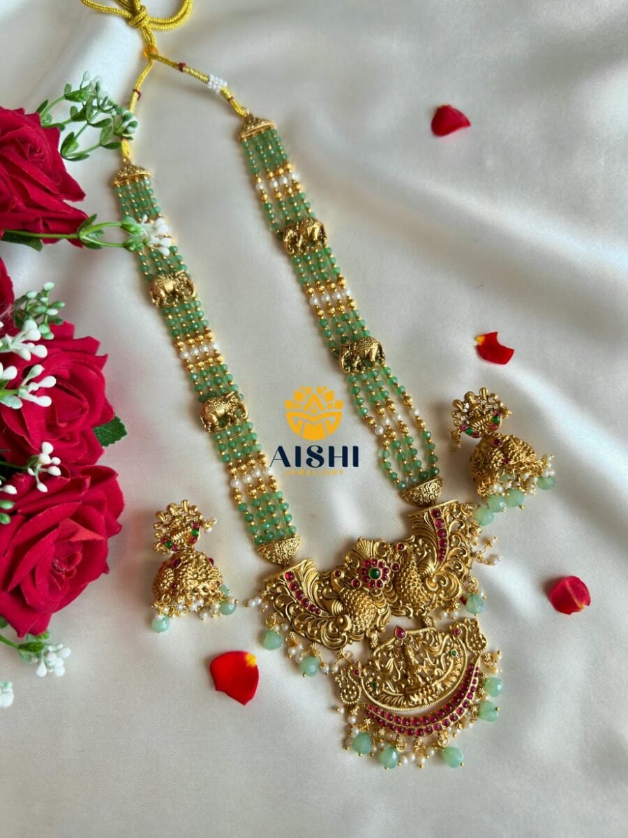 Light Green Mala Set-FQ150