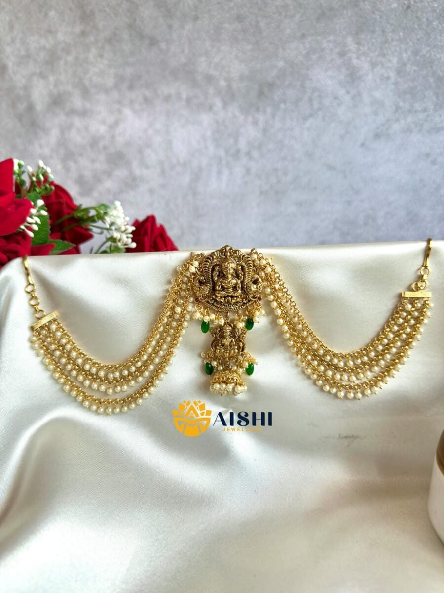 Temple Kemp Moti Hair Choti – HA105
