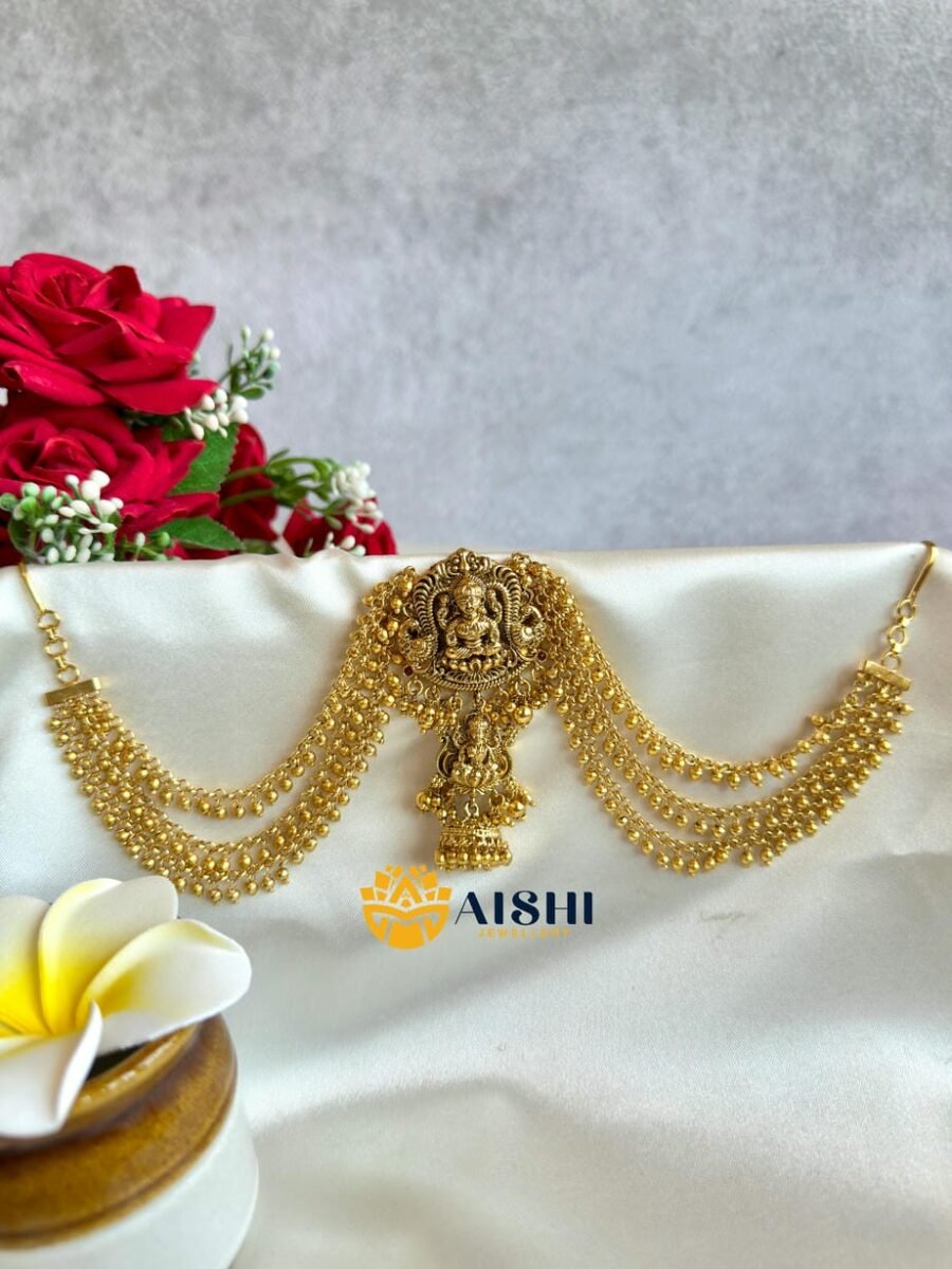 Peacock Lakshmi Antique Hair Choti – HA106