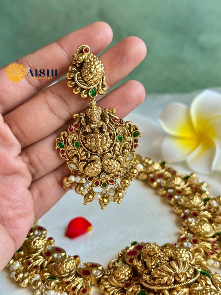 Antique Lakshmi Design Neckpiece-N743