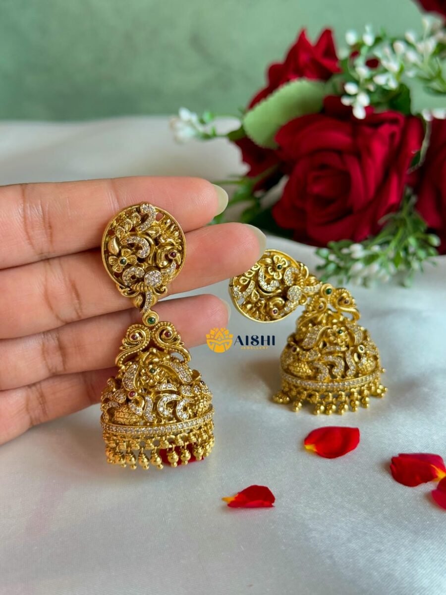 Antique Crafted Jhumka-E331