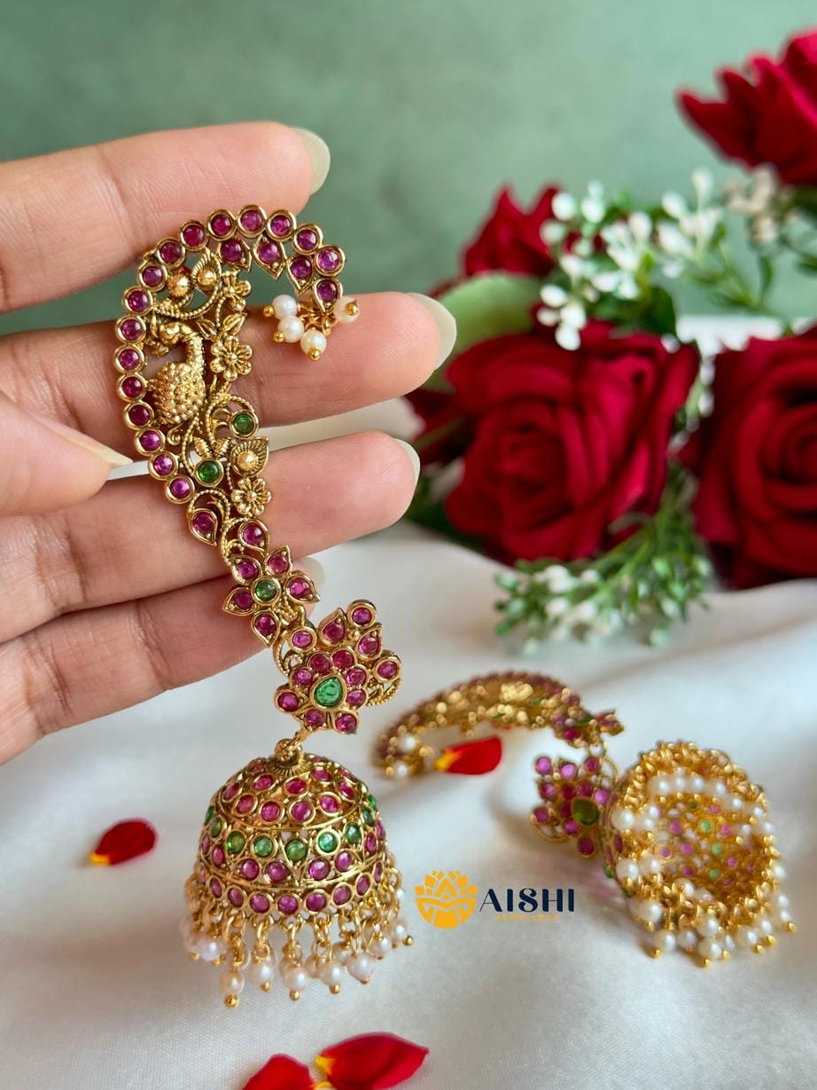 Elegant Multi colour Earcuff-E398