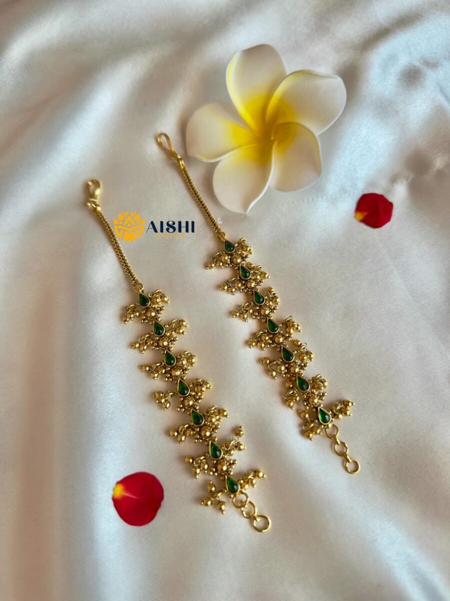 Vintage Style Straight Earchain-EC136