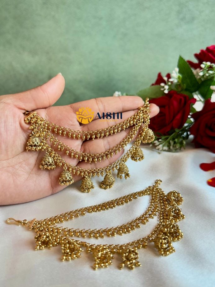 Antique Guttapusalu Earchain-EC67