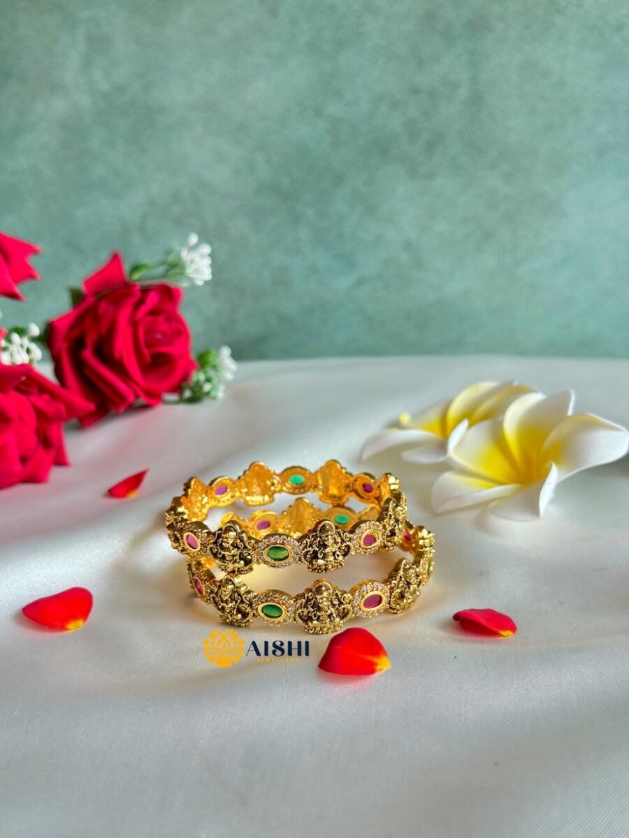 Nakshi Antique Bangles (Pair) -B83