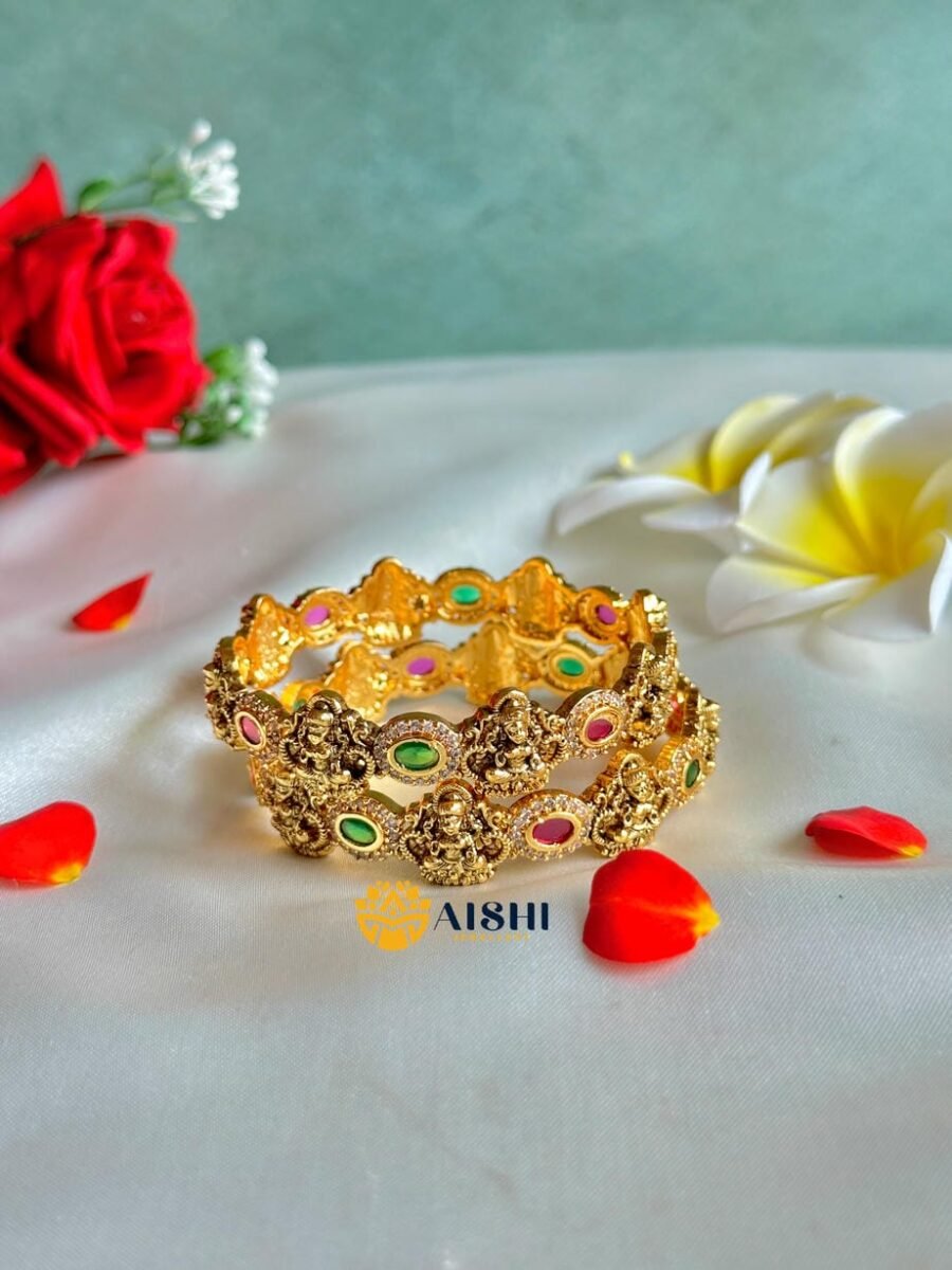 Nakshi Antique Bangles (Pair) -B83