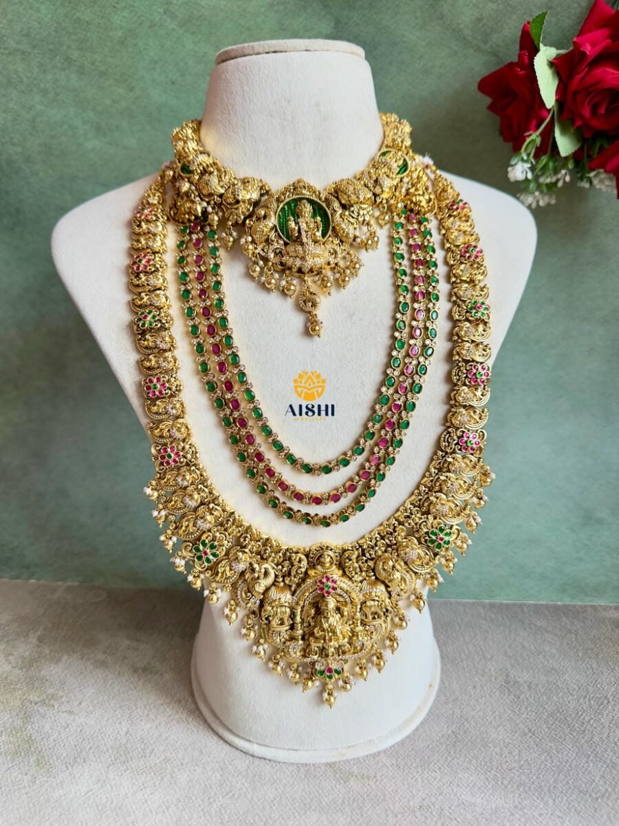 Antique Nakshi Jewellery Set -BS057