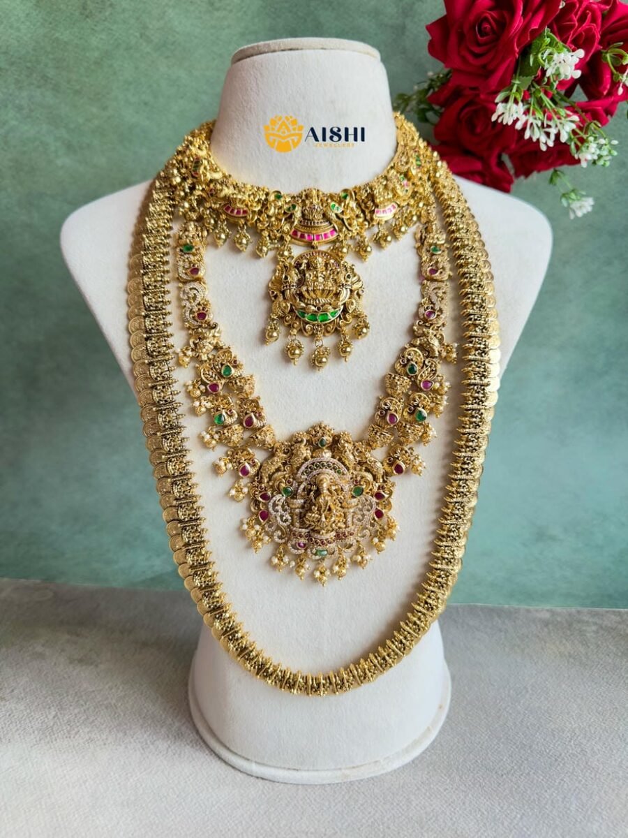 Antique Temple Motif Bridal Sets -BS070