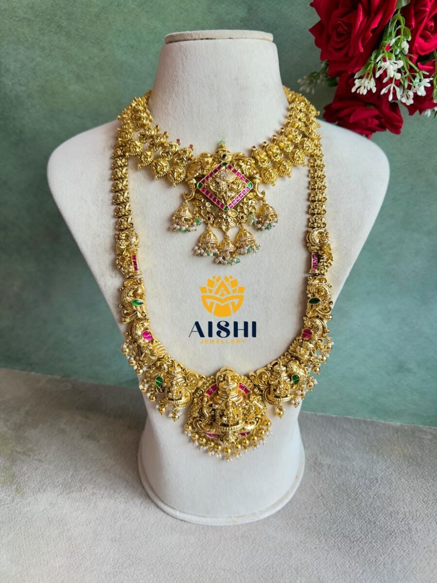 Antique Nakshi Floral Bridal Set -BS073
