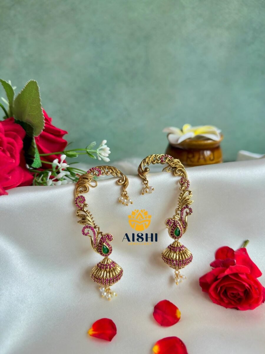 Peacock Design Earcuff- E403