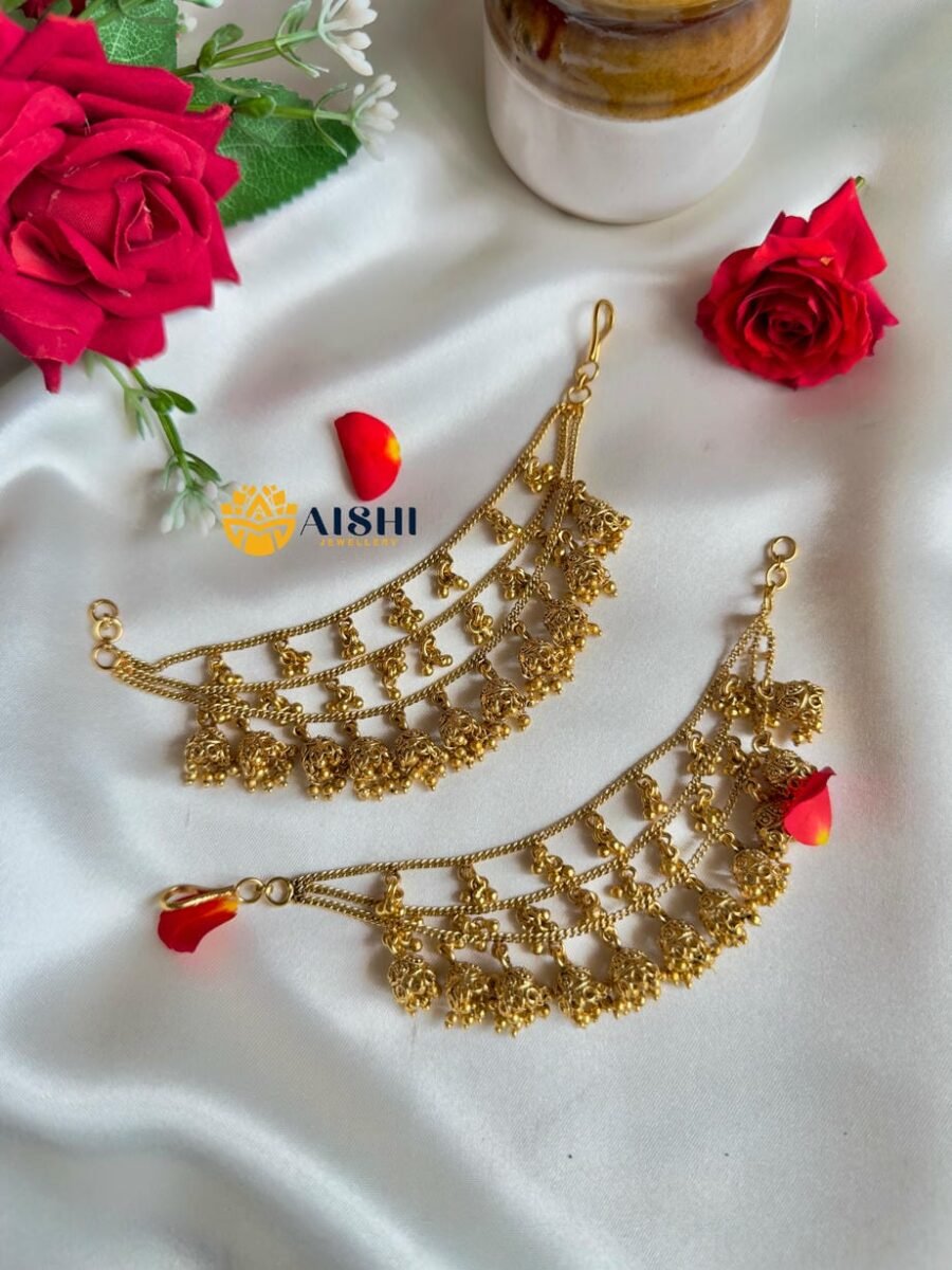 Antique Jhumka Type Earchain-EC147