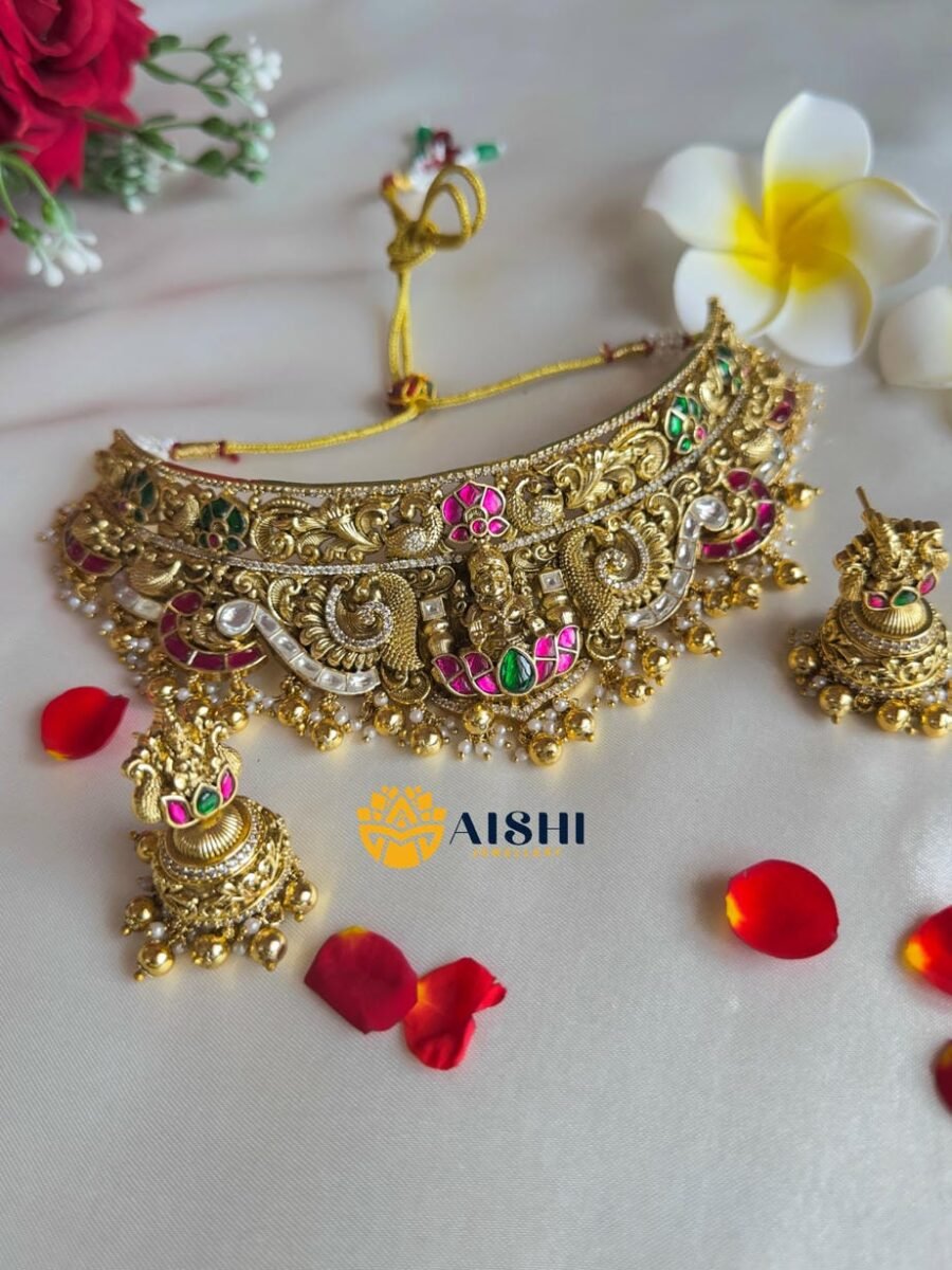Divine Lakshmi Temple Choker-HN177