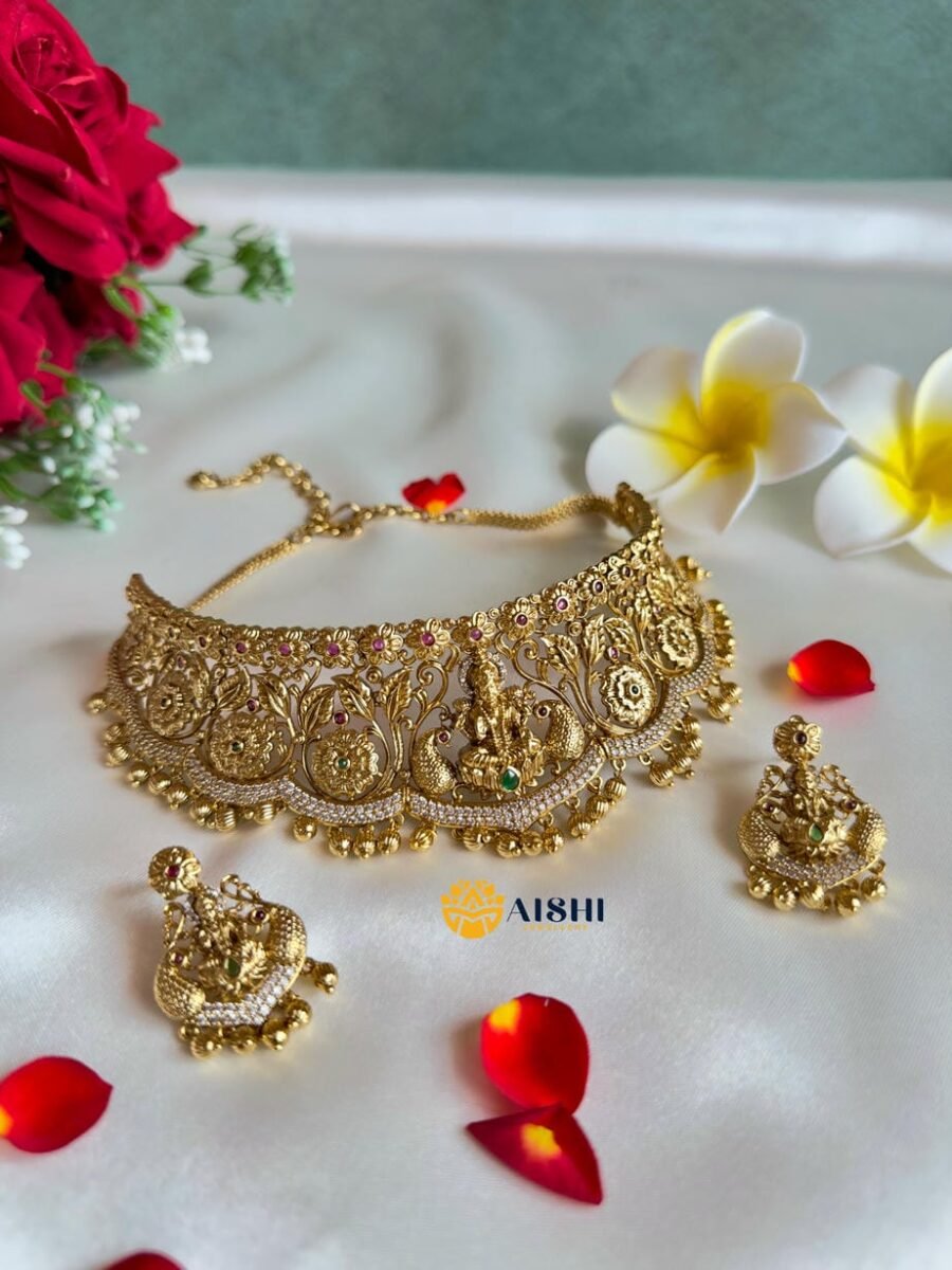 Floral Nakshi Choker-HN183